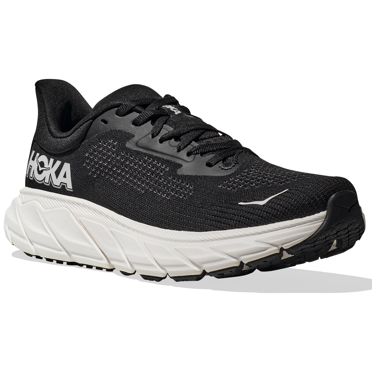 Hoka Women's Arahi 7 Black / White (Wide Width)
