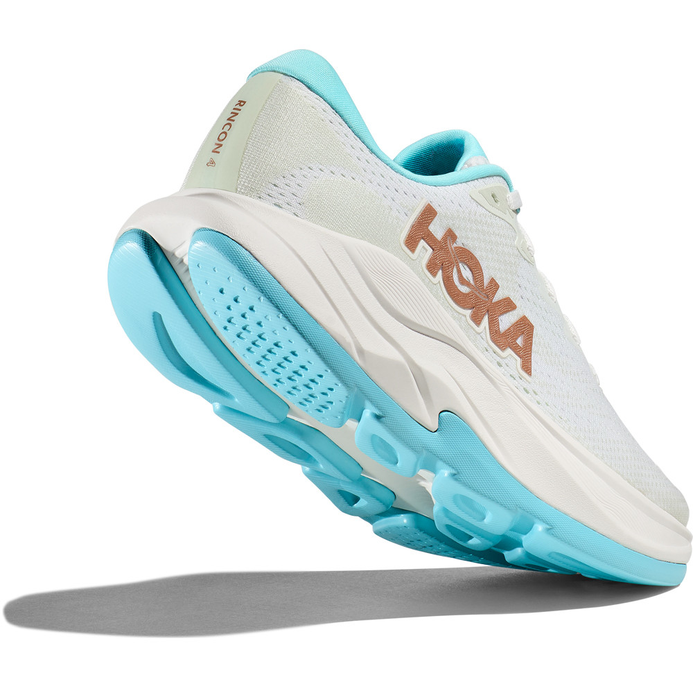 Hoka Women's Rincon 4 Frost / Rose Gold (Wide Width)