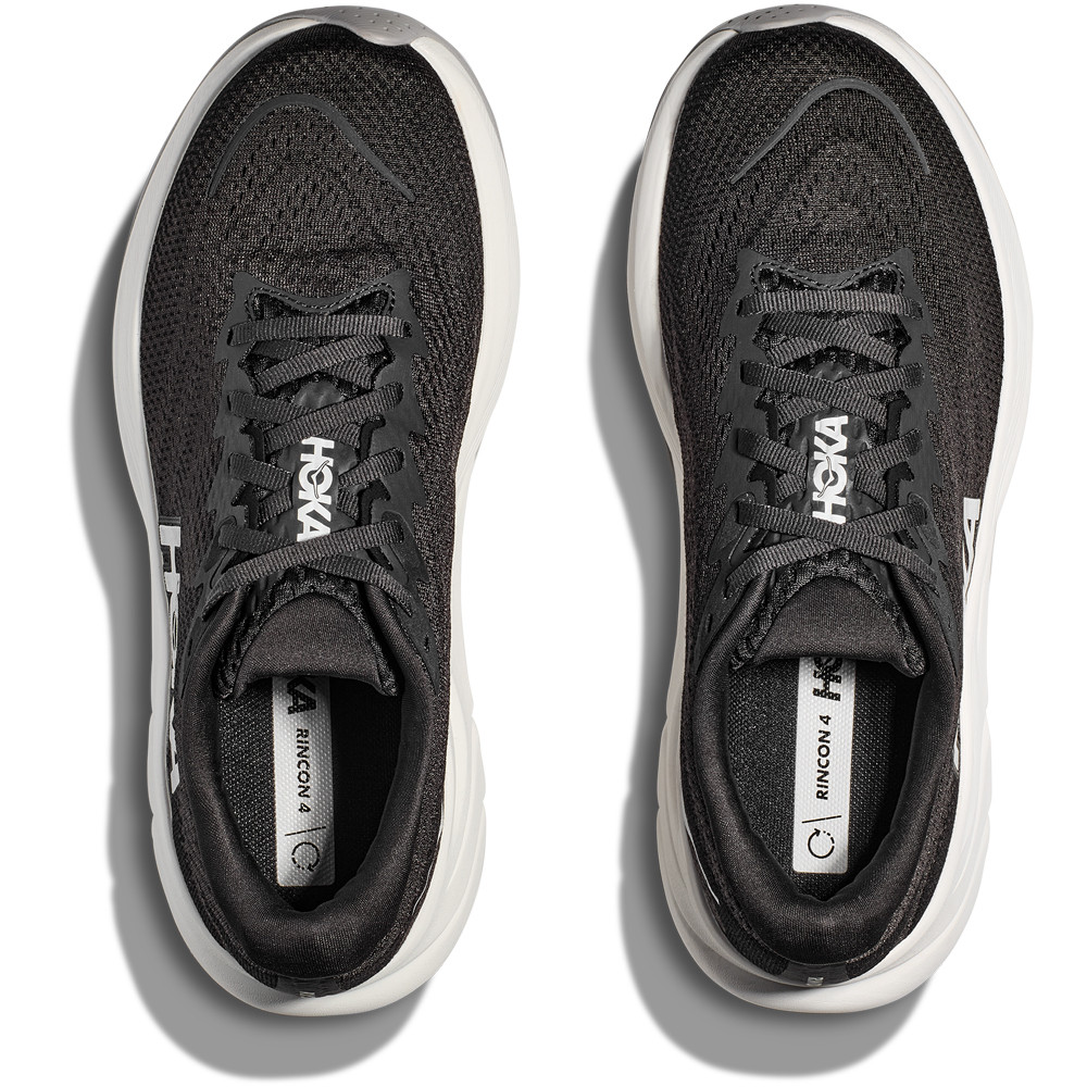 Hoka Men's Rincon 4 Black / White (Medium Width)