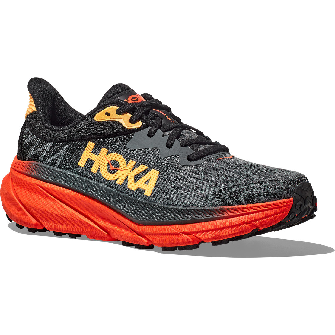 Hoka Men's Challenger 7 Castlerock / Flame (Medium Width)