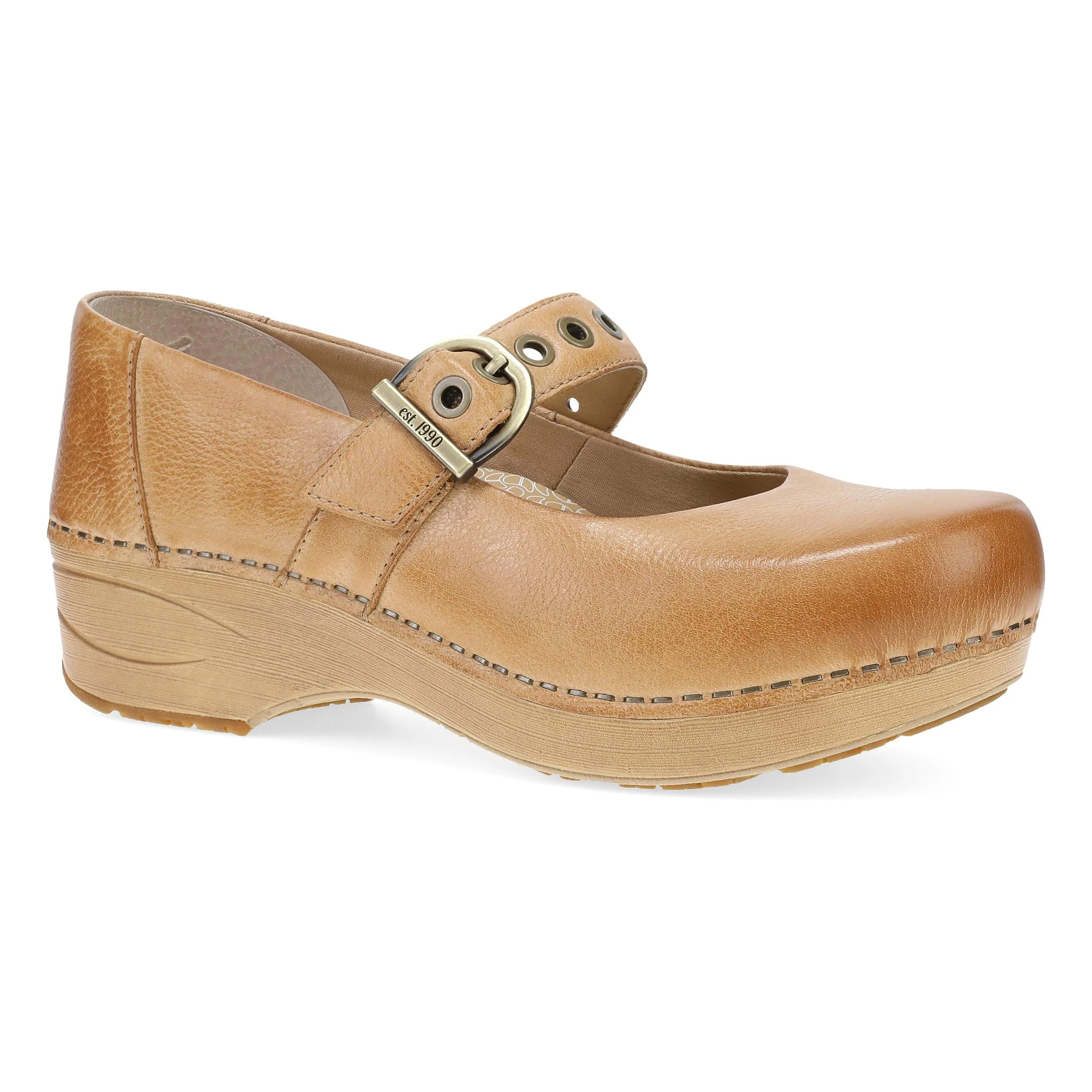 Dansko Women's XP 2.0 Mary Jane Clog Honey Distressed