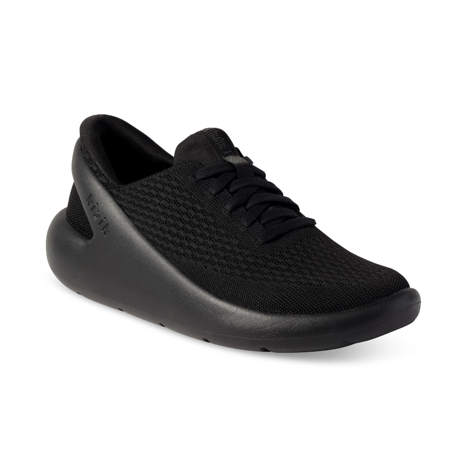 Kizic Roamer Unisex Athletic Shoes Black Men’s Sz 13 Women’s Sz 14.5 Venice_Black_Primary_Profile-  main image 3
