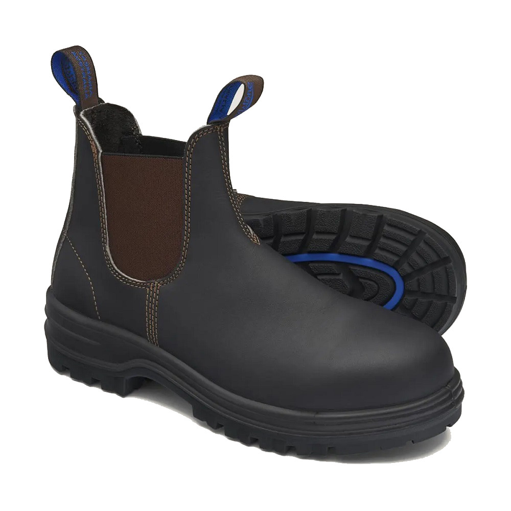 NEW BLUNDSTONE men\'s 140 chelsea boot in stout brown Blundstone Men main image 2