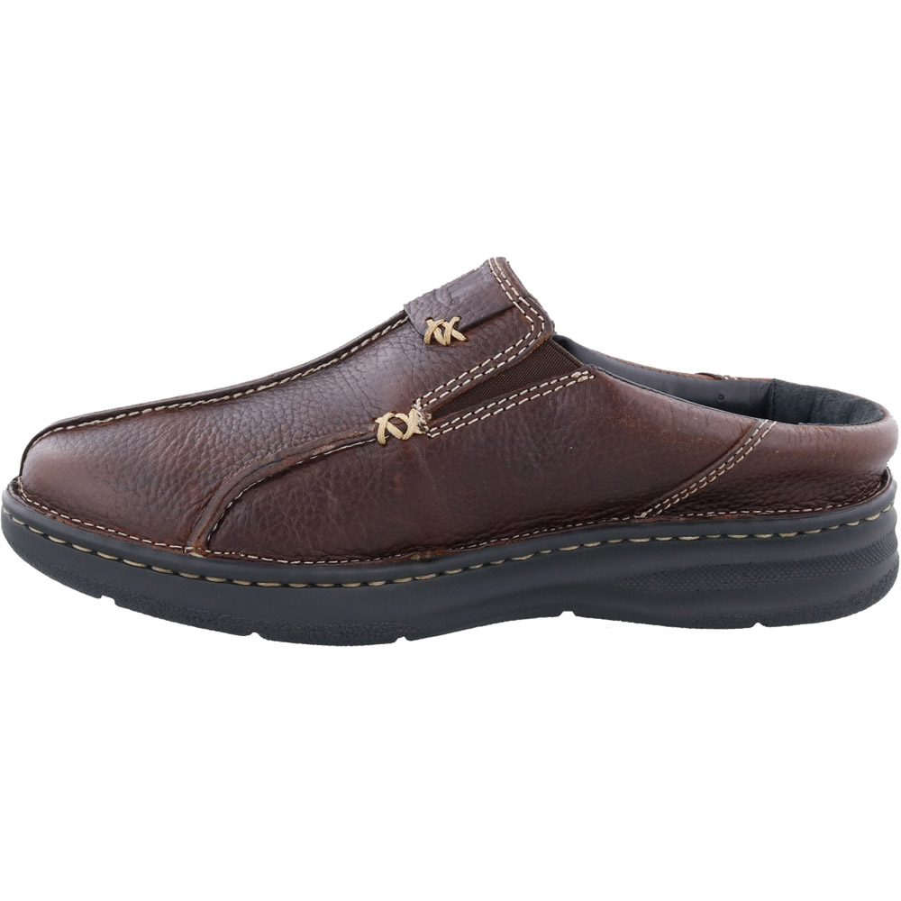 Drew Men's Jackson Black Pebbled Leather