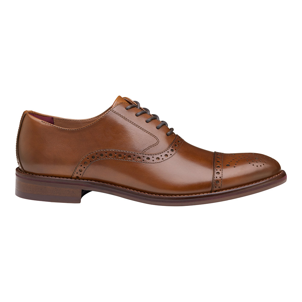 Johnston & Murphy Men's Conard 2.0 Cap Toe Tan