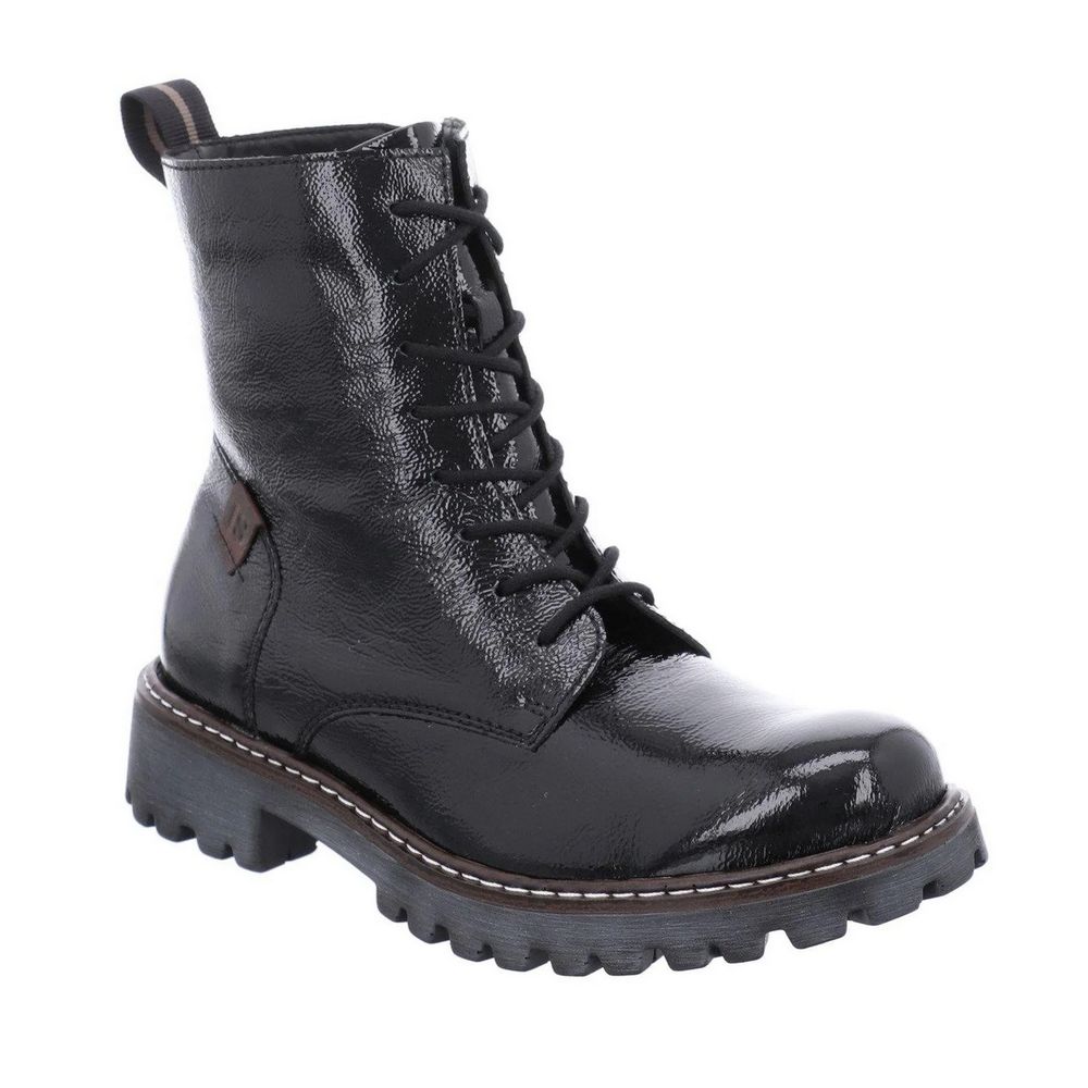 Josef Seibel Women's Marta 02 Black Patent