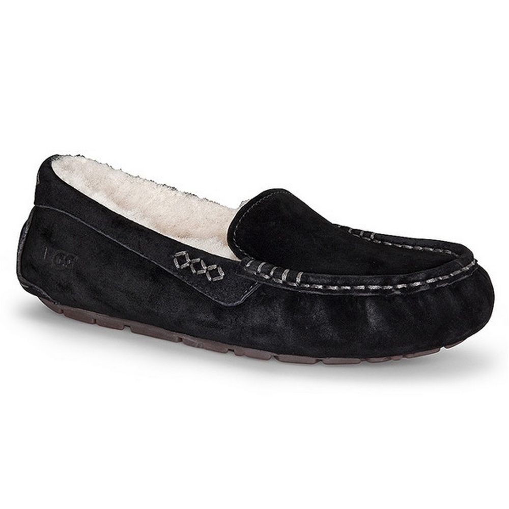 UGG ANSLEY 3312 モカシン ブラック 23cm UGG Women's Ansley Black