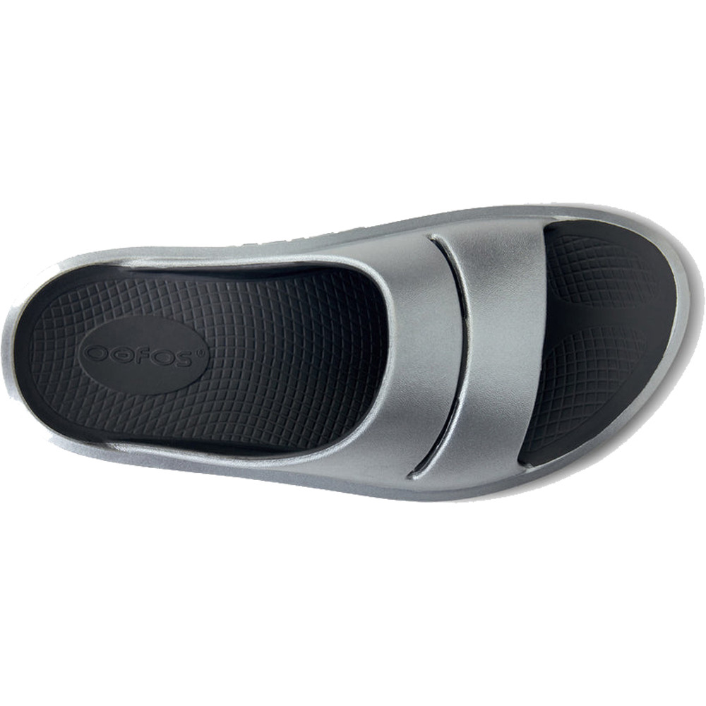 Oofos Women's Oomega Ooahh Luxe Black / Basalt