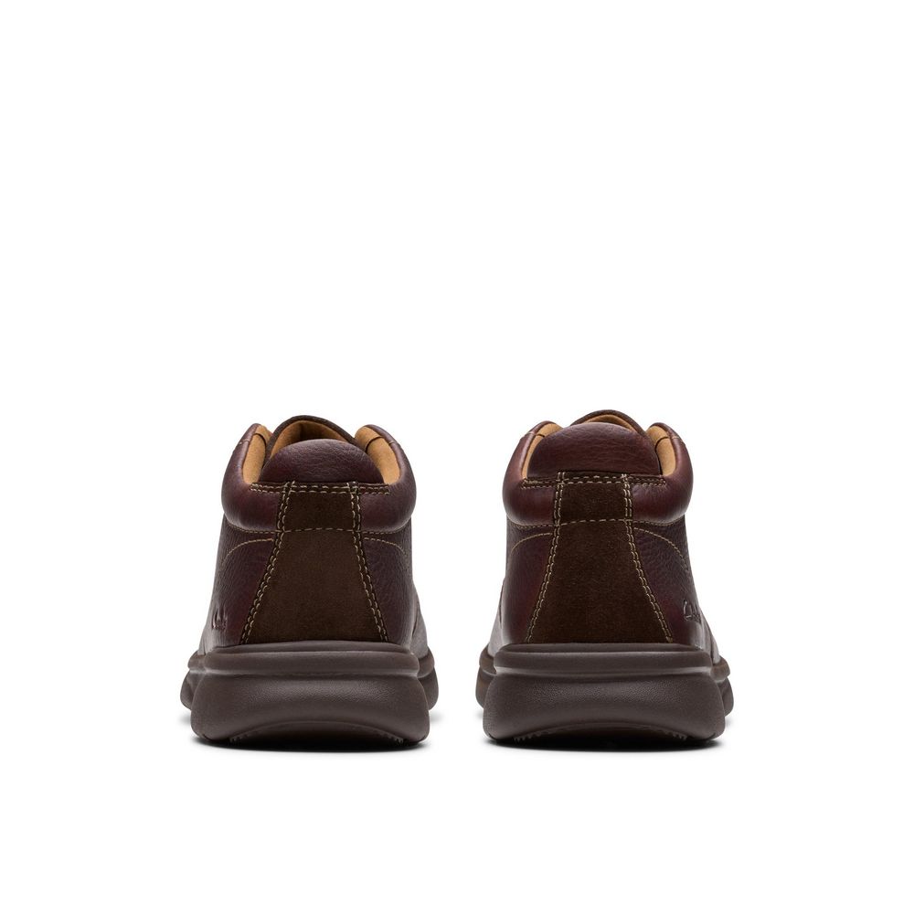 NWT Clarks Collection Men\'s Bradley Up Chukka Boot, Dark Brown, 10.5 Medium Clarks Mens Bradley Up Brown Leather Casual Boots Shoes | eBay main image 3