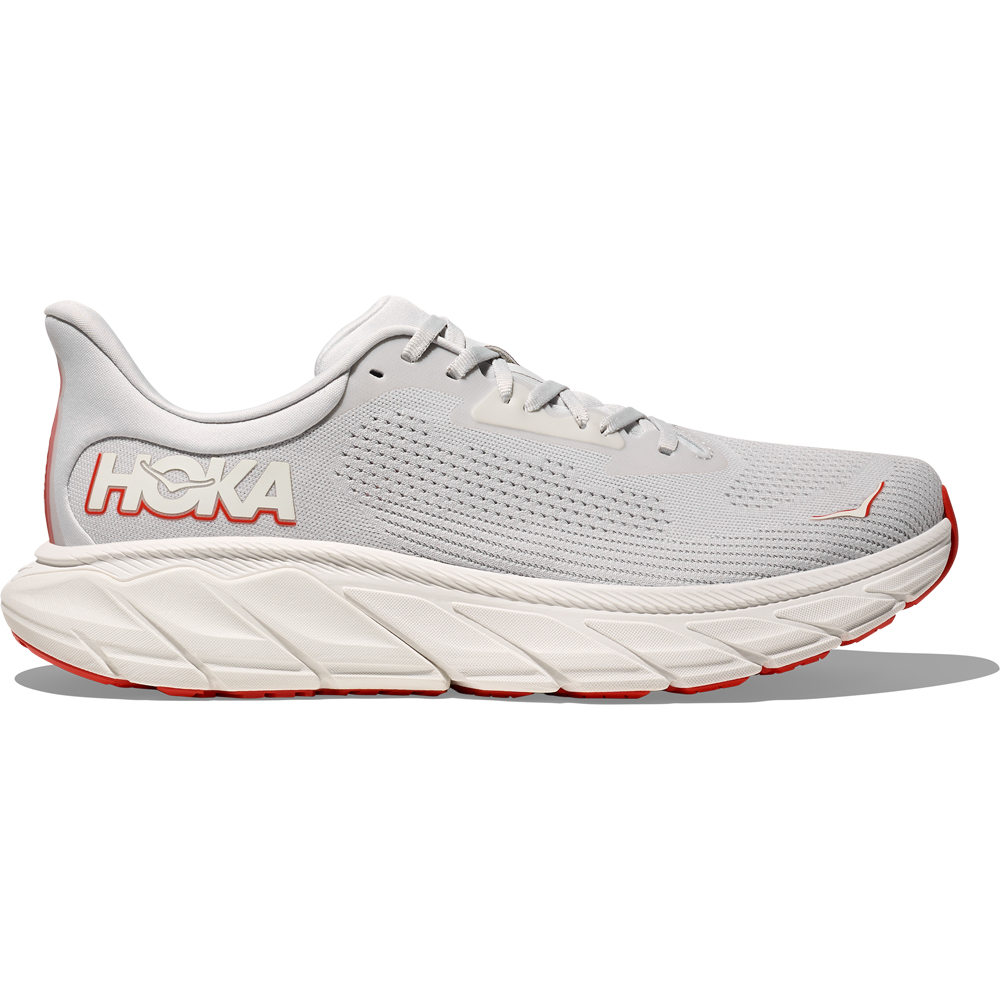 Hoka Men's Arahi 7 Cosmic Grey / Tomato