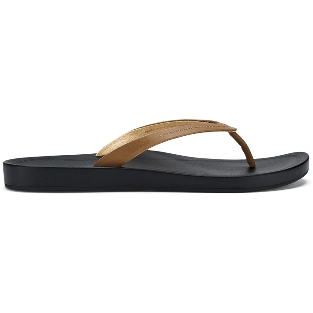 Olukai Women's Lalahi Tan / Lava Rock
