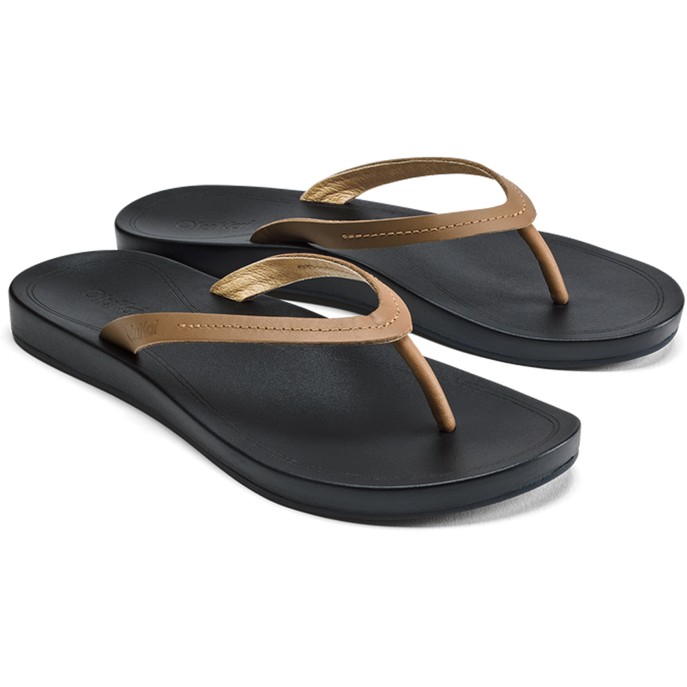 (取寄) オルカイ レディース  OluKai women Lalahi Tan/Lava Rock Olukai Women's Lalahi Tan / Lava Rock