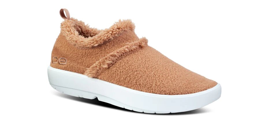 Oofos Women's Oocoozie Mule Shoe Chestnut