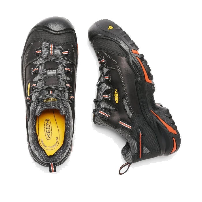 Keen Men's Braddock Low (Steel Toe) Black / Bossa Nova