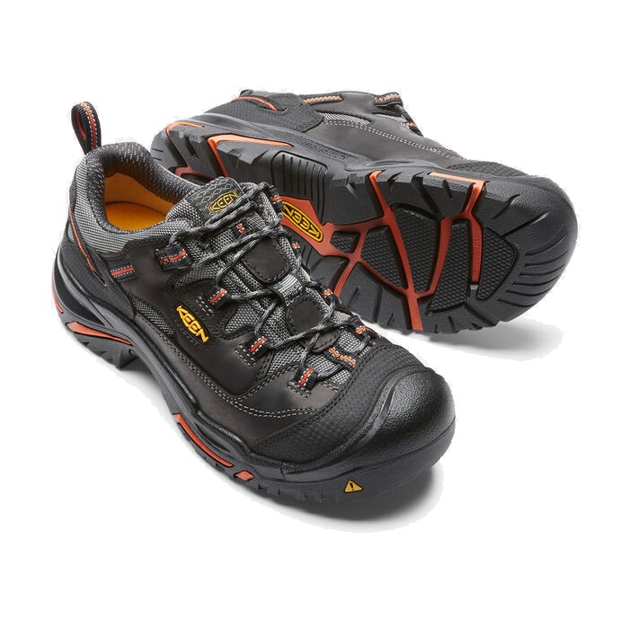 Keen Men's Braddock Low (Steel Toe) Black / Bossa Nova