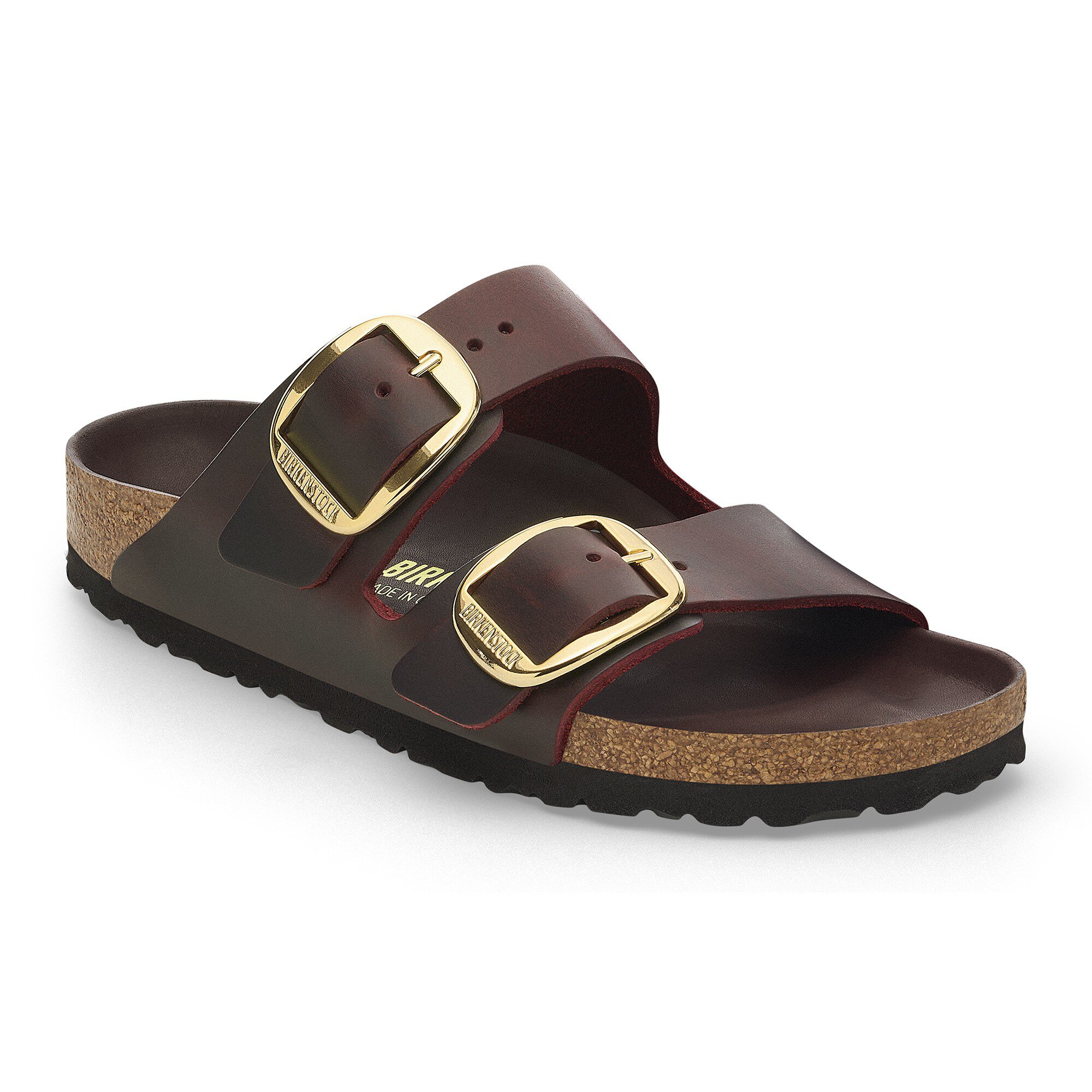 Birkenstock Arizona Big Buckle Oiled Leather (Narrow Width) Zinfandel