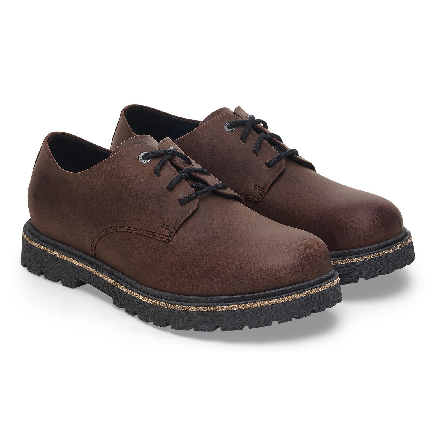 BIRKENSTOCK Mens 6-6.5/39 Brown Leather Derby Shoes Germany birkenstock derby products for sale | eBay main image 4