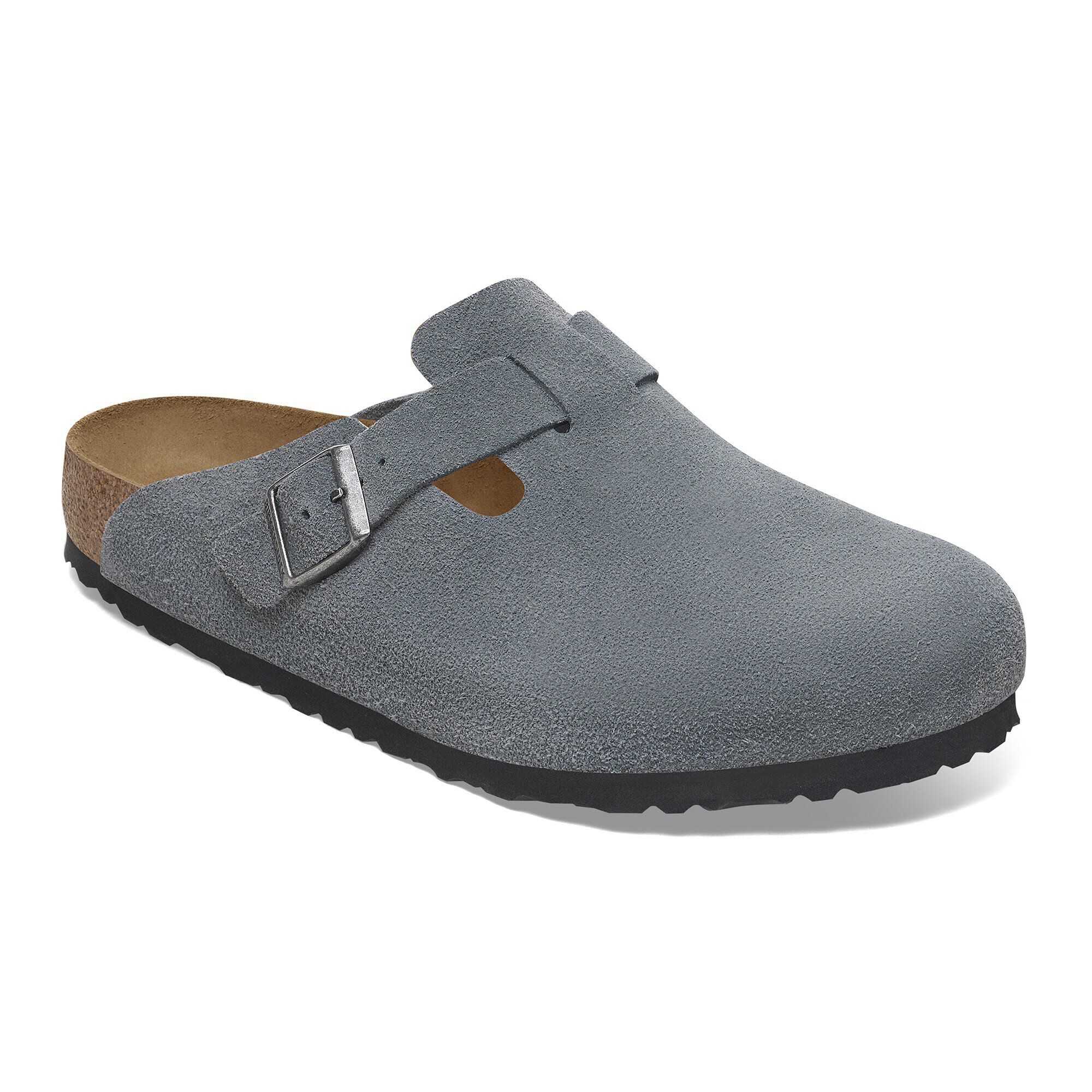 Birkenstock Boston Soft Footbed Suede Leather (Regular Width  display picture 3