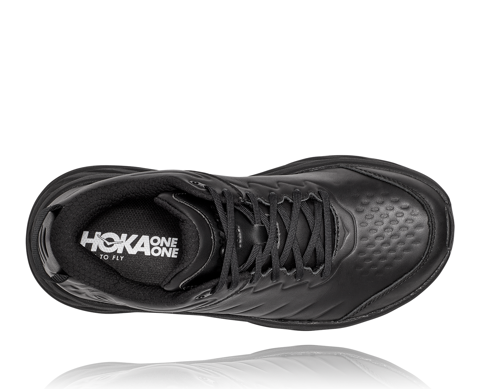 HOKA BONDI SR ブラック 23.0 Men's Bondi SR Cushioned Leather Slip Resistant Shoe | HOKA®