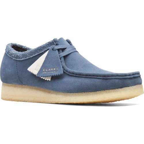 Clarks Men's Wallabee Blue Suede