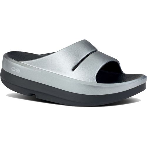 Oofos Women's Oomega Ooahh Luxe Black / Basalt