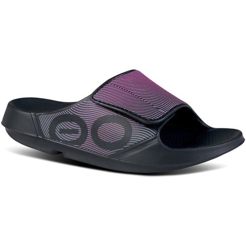 oofos ウーフォス　OOahh Sport 27cm Men's OOahh Matte Black Sport Flex Sandal – OOFOS