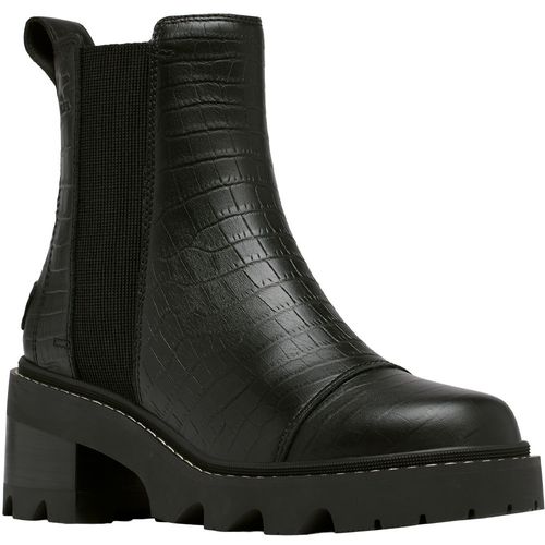 (取寄) ソレル レディース ジョアン ナウ チェルシー SOREL women Joan Now Chelsea Black/Tawny Buff Sorel Women's Joan Now Chelsea Boot Black / Tawny Buff Croc